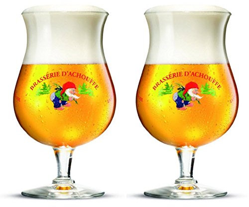 brasserie D 'achouffe Demi-pinte (Marquage CE Demi Pinte à ligne) (lot de 2)