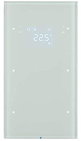 Teclado 2 fases con termostato, serie berker R.3 de hager, blanco polar