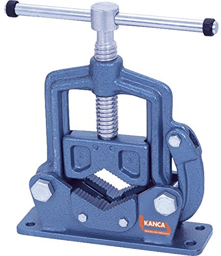 Kanca 60205500003 Rohrschraubstock Aufklappbar für Rohr Durchmesser bis 3 Zoll