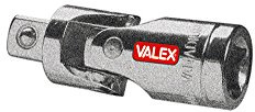 Valex – Cardán CRV 73 mm acabado satinado Casquillo macho y hembra 1/2 