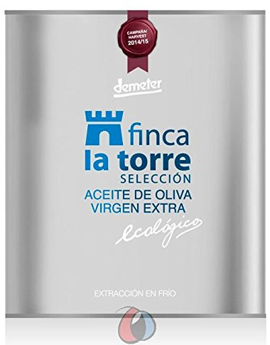 Finca la Torre - Aceite de Oliva Virgen Extra Arbequina Ecológica - Lata 2l
