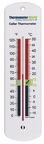 Termómetro de vino y cerveza, ideal para control de temperatura de cerveza o vino
