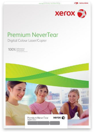Xerox Premium NeverTear Kunststoffpapier 003R98057 - A3 297 x 420 mm, 125 g/m² - Spezialpapier für Laserdrucker und Kopierer - 100 Blatt - Weiß