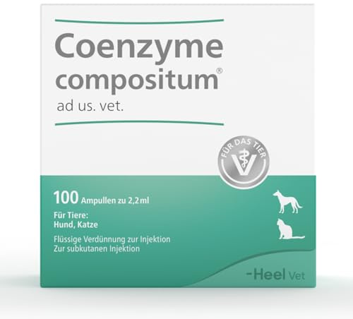 SUC-Kombination von Heel Vet, Coenzyme compositum ad us. Vet. 100 Ampullen | Natürliche Tierarzneimittel für Hunde und Katzen, Chronische Beschwerden anpacken mit der SUC-Kombination!, Made in Germany