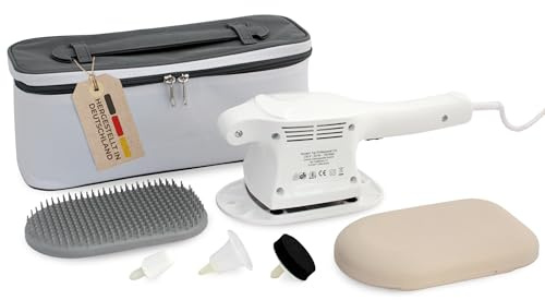 SENATOR (VIBRAX) Massage-Handgerät Professional 3 D, Flächen-Massagegerät mit 5 Aufsätzen für Rücken, Nacken, Schulter, Brust, Beine & Füße