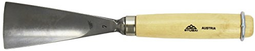 Stubai 550760 Couteau à sculpteur avec manche en bois, Gris/Beige, 60 mm