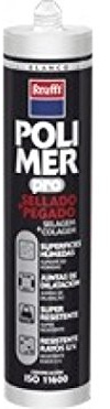 Krafft 59933 Polimer Pro Cartouche de mastic colle polyuréthane Noir 290 ml