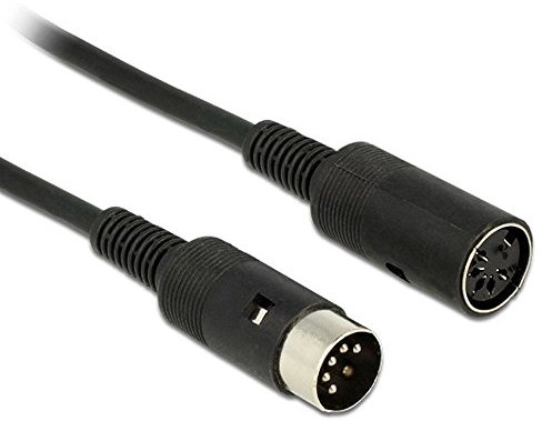 DeLOCK 84750 5m 5-pin DIN 5-pin schwarz Audiokabel