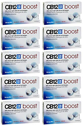 CB12 Boost Kaugummi ohne Zucker, Geschmack Minze