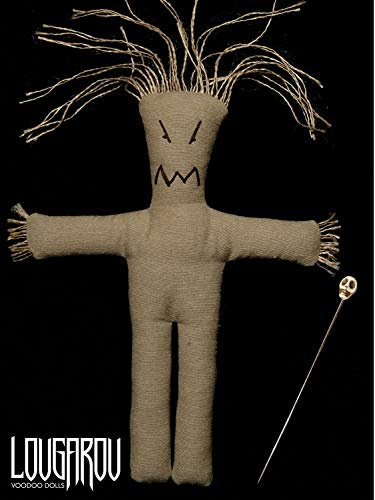 Mad Mojo Doll raw Set - Voodoo Puppe mit Voodoo Nadel und Ritual-Anleitung