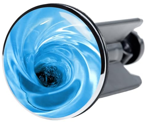Sanilo Waschbeckenstöpsel Wasserstrudel, schöner Stöpsel für das Waschbecken, universal mit Motiv