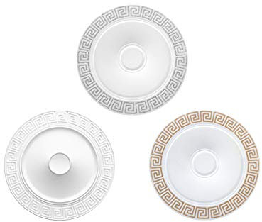 1 Rosette Parete Rosone a Rosetta Decorativa Soffitto Arredamento Polistirolo Ø60cm, R-30