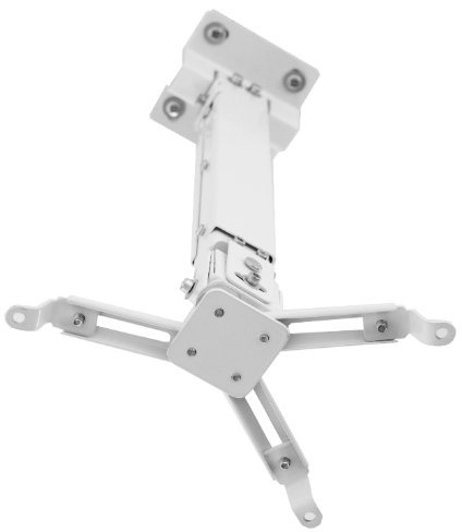 Brateck - Supporto da soffitto o parete per videoproiettore, adatto a Optoma HD20, colore bianco