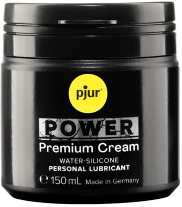 pjur POWER - Fisting Gleitgel mit cremiger Formulierung für extra starken Sex - auch für große Toys & Dildos geeignet (150ml)