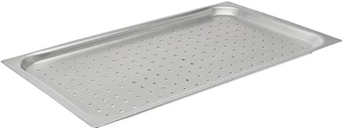Pentole Agnelli ALMA182F20 Teglia Gastronorm in Lega 3003 Forata, 2 cm, Alluminio, 53 x 32.5 x 2 cm