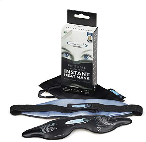 The Eye Doctor Click & Go – Instant Reusable Gel Pack Hot Eye Compress for Dry Eye, Blepharitis and MGD Treatment – Use The Eye Mask Anywhere Instantly, no Need to Microwave