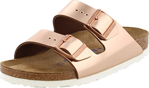 birkenstock donna arizona sfb doppia fascia pelle rosa