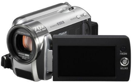 Panasonic SDR-H80 Camcorder With 60GB Hard Disc Drive & SD Card Compatibility - Silver
