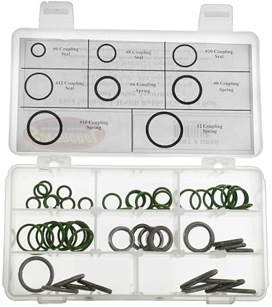 TSI Supercool OR60 A/C Federschloss und HNBR O-Ring Sortiment für Ford - 60-teilig