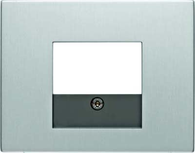 Hager K5 – Central Plate Socket TAE Aluminium