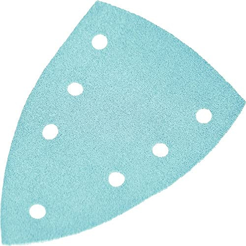 Festool STF Delta/7 Schleifpapier Granat P220 GR/100 – 100 Stück | Deltaschleifer-Schleifblätter, 7-Loch, Körnung P220 – Original Festool Zubehör für präzise Schleifarbeiten