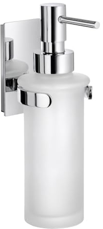 Smedbo Seifenspender Wandhalterung, Chrom poliert, ZK369, Poolhalter, Silber, 6,5 x 8.300000000000000007 x 24,2 cm