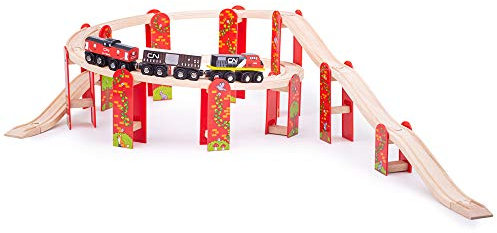 Bigjigs Rail Hochbrücke Holzeisenbahn