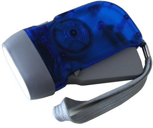 Cartec 2200227 Dynamo-Taschenlampe mit 3 LEDs