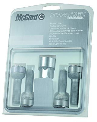 28023SL Radsicherungsbolzen SL (Ultra High Security) M12x1.5, Kugelsitz R12, Schaftlänge, 39,9 mm, Gesamtlänge der Schraube 61,8 mm, SW17, Schlüsseldurchmesser 28,6 mm