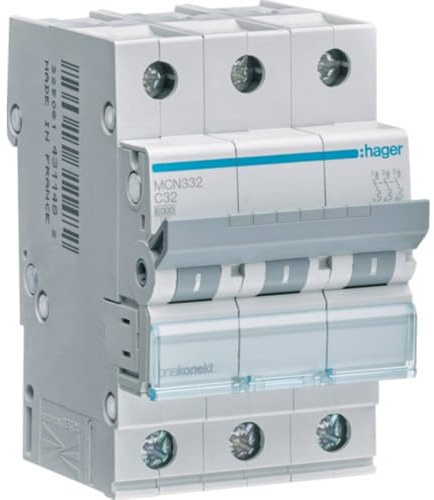 Hager MCN332 Disjoncteur 32 A (Import Allemagne)