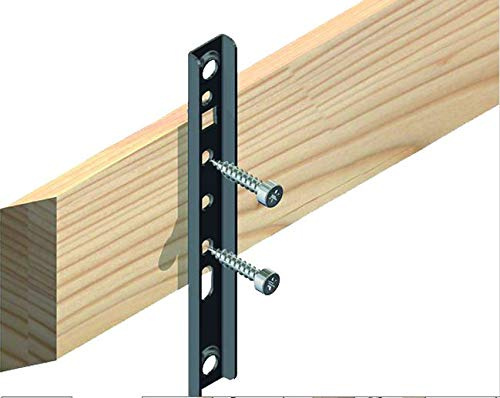 Eurotec Fassadenclip F115 x 22mm, für Rhombusprofile/Fassadenholz 57-68mm, 50 Stück
