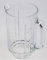 BICCHIERE IN VETRO PER FRULLATORE TERMORESISTENTE ORIGINALE KENWOOD PER PLANETARIE CHEF / MAJOR (VERSIONE AT358 / KAH358GL)