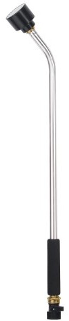 Dramm 22341 Carded Classic Rain Wand with Shutoff, 24-Inch, Silver, (136416)