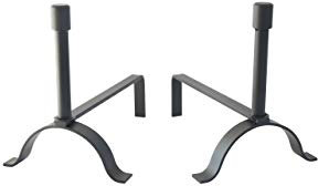 Style – Par de árboles de chimenea de hierro forjado