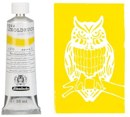aqua-Linoldruck Farbe, 35ml, Permanentgelb [Spielzeug]