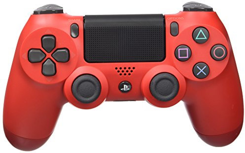 Playstation Sony DualShock 4 Noir, Rouge USB 2.0 Manette de jeu Analogique/Numérique 4