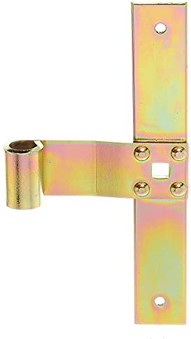 Gah-Alberts 313548 Shutter Stay Angle Hinge Straight H x W 200 x 30/3 mm Roller Diameter x W 13 x 35 mm Yellow-Galvanised