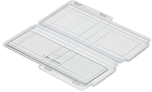 Bresser Mikroskop Objektträger (im Verhältnis 1/100mm, mit Mikrometerskala zur Kalibration zum Vermessen von Präparaten)