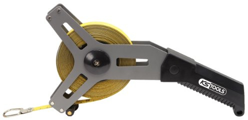 KS Tools 300.0050 Mesure roulante à poignée revolver Ruban acier 30 m