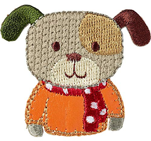 Prym 925582 Applikation Hund braun/orange
