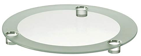 LEONARDO HOME Spirit Tortenplatte, Durchmesser 33 cm, handgefertigt, satiniertes Glas, 095590