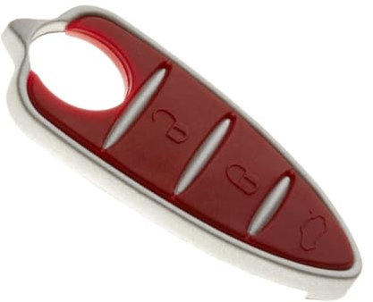 Jongo - Botones de Repuesto para Carcasa de Llave compatible con Alfa Romeo Mito, Giulietta, GTA,159, Brera | Caja Clave Plip Vehículo Mando a distancia 3 Botones