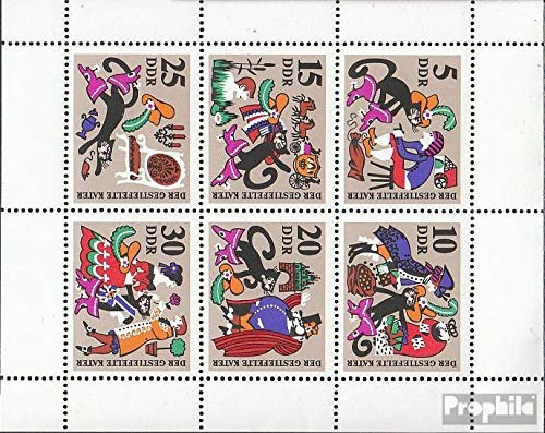 Prophila Collection DDR 1426-1431 Kleinbogen (kompl.Ausgabe) postfrisch ** MNH 1968 Märchen - Der gestiefelte Kater (Briefmarken für Sammler) Märchen/Mythen/Sagen