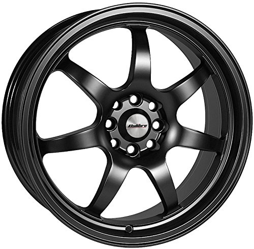 Calibre y5654100ymb1238 9696 Pro 7 Rueda de Aleación para Fiat 500/500 Cabrio (Modelos a Partir de 2007), 6,5 x 15, Negro Mate