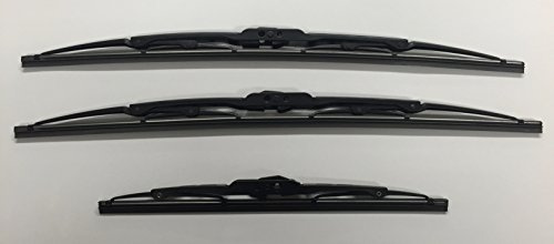 phil trade Classic Scheibenwischer Komplettset vorne + hinten (9 cm, 2 Stück) - kompatibel mit LUPO