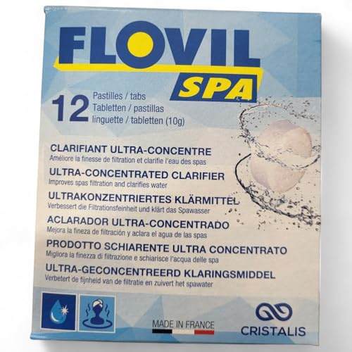 FLOVIL Spa md9292 produit Schiarente Ultra concentré pour l'eau de Spa, blanc
