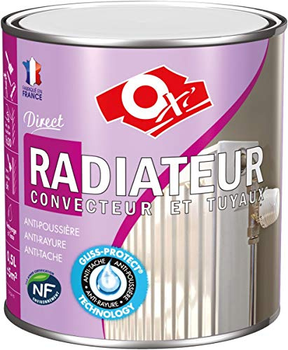 Oxi RADIO.5 Peinture radiateur satin 500 ml Blanc