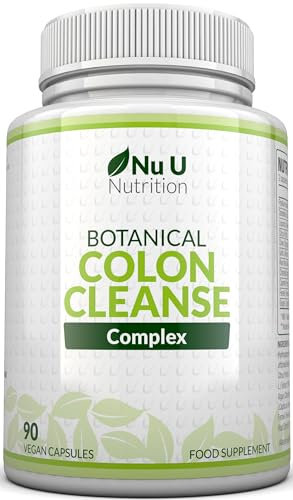 Colon Cleanse - Entgiftung des Dickdarms - nur natürliche Inhaltsstoffe - Reduziert schädliche Giftstoffe Verbesserung der Verdauung & erhöht die Energie