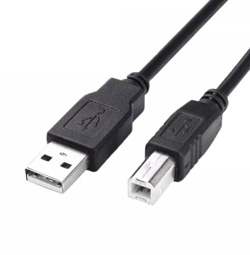 ULTRICS USB A to B Cable 3M, TPU High Speed USB 2.0 Printer Cable Lead Compatible with All USB Type B Devices Epson, HP DeskJet/Envy, Lexmark, 3D, Dell, Brother, DAC, All-in-One, Scanner