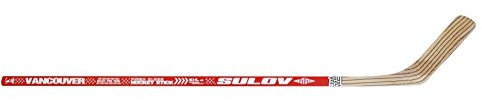SULOV Eishockeyschläger Vancouver links Kurve, rot, 115cm, HOKEJSUL115L